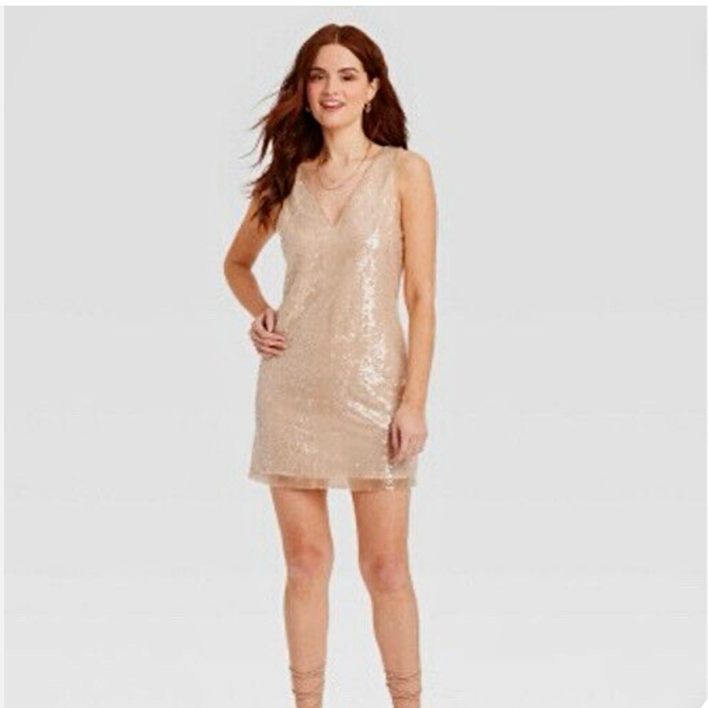 *NWT!* A New Day Sequin Mini A-Line Dress